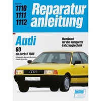 Audi 80 B3 Typ 89 1988-1991 Werkstatthandbuch Bucheli Verlag