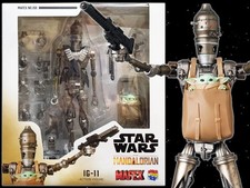 Star Wars MAFEX Action Figure No.158 IG 11 Droid with Grogu STAR WARS The Mandal