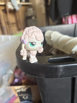 LPS Poodle Dog #152 Pink and White Littlest Pet Shop