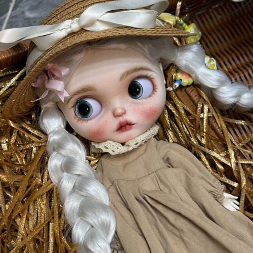 Poupée Blythe Customisée à La Main - Fille Punk Avec Tenues Et Perruque, échelle 1/6, Cadeau BJD