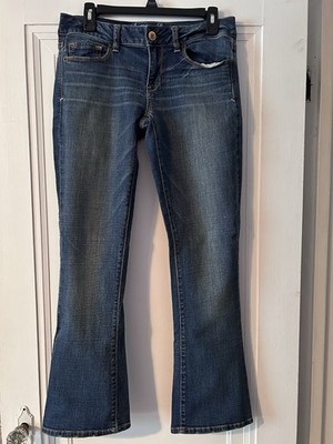 American Eagle Skinny Kick Super Stretch Jeans Women s Size 8 Short 29.5  Inseam