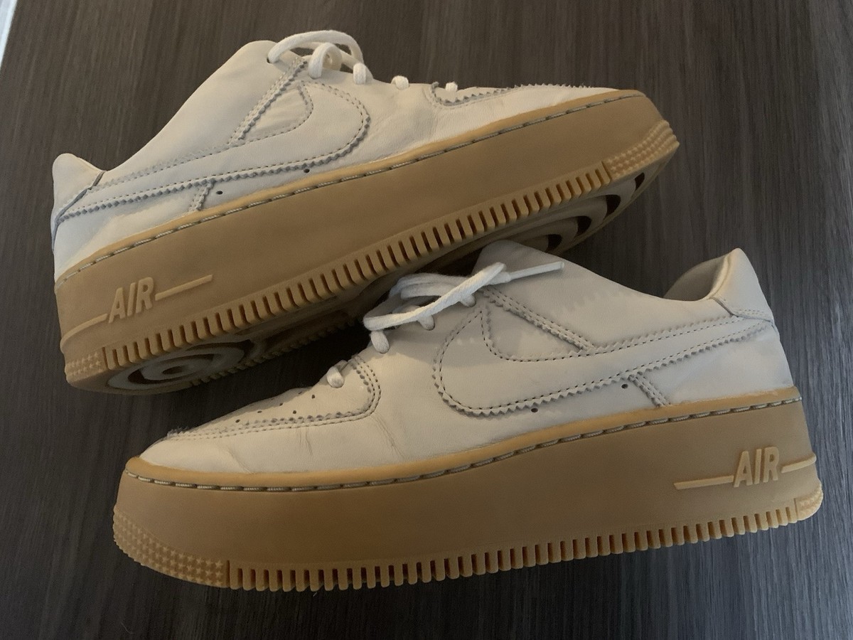 nike air force 1 sage low beige leather