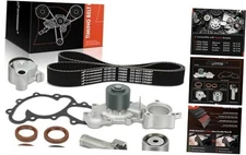 Engine Without Thermostat & (Power Steering Belt, Alternator Belt, A/C Belt)