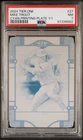 2024 Topps Tier One Mike Trout Cyan Printing Plate 1/1 PSA 7