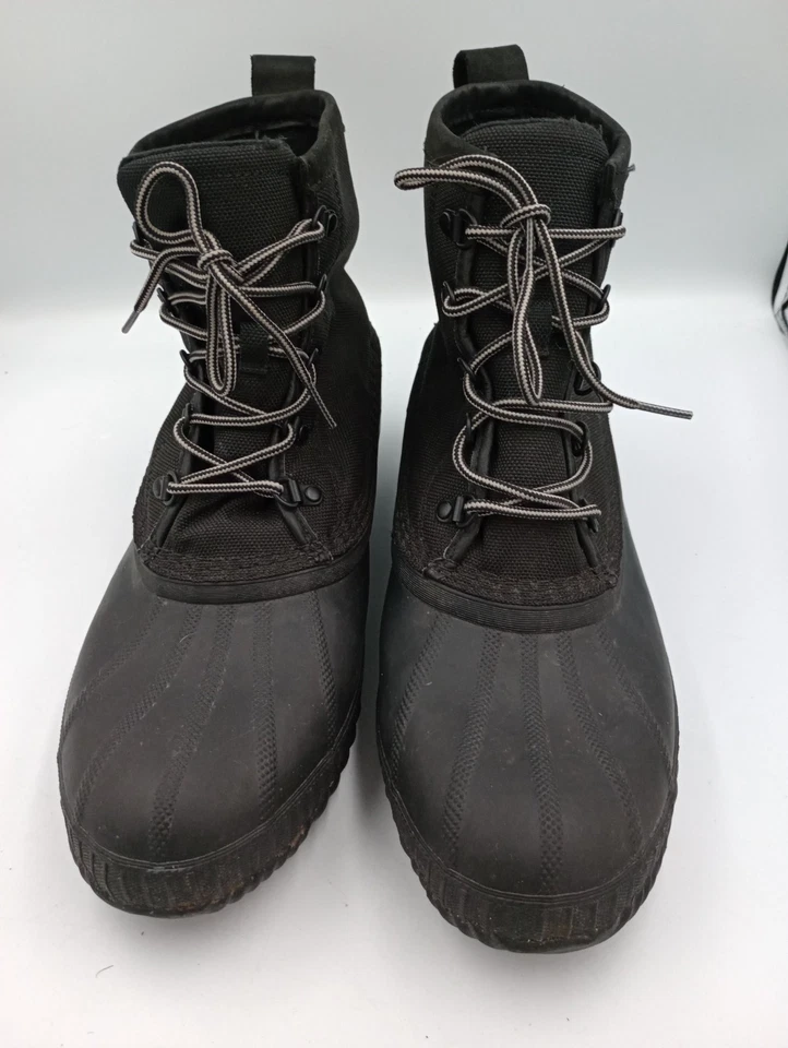 Sorel Cheyanne II Black Short Nylon Boot Men's Size 11 Waterproof  - Image 2 of 4