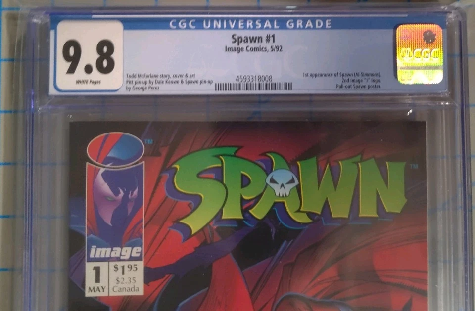 Cómics de imagen de Todd McFarlane 1992 Spawn #1 CGC 9,8 Foto 2 de 3