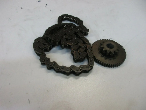 O. Suzuki GSX 600 F GN72B Kette mit Ritzel Motor Freilauf Steuerkette Zahnrad