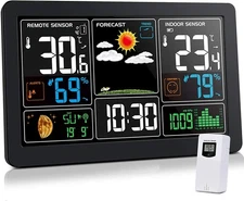 Weather Station Wireless Indoor Outdoor Stations with Atomic X-Large