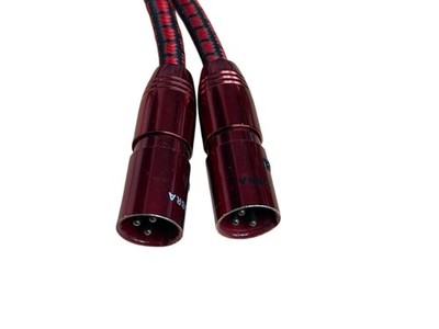 AudioQuest King Cobra XLR Cables; 1m Pair Balanced Interconnects