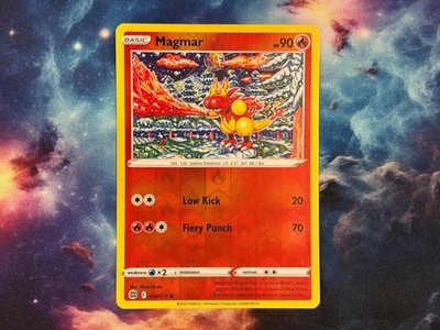 MAGMAR 019/172 C BRILLIANT STARS POKEMON REVERSE HOLO NM 019/172