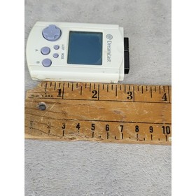 Sega Dreamcast VMU Visual Memory Unit White HKT-7000 Memory Card - Untested!