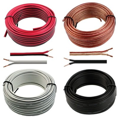 10m Lautsprecherkabel 2x 0,75mm² Audiokabel Boxenkabel