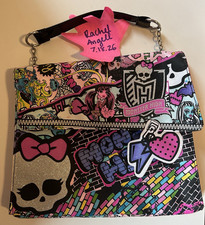 Monster High Freaky Fab Purse Glitter Skullette Chain Handle