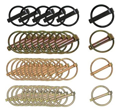 AgraLink 40 Pcs of Lynch Pin Assortment Kit, Tractor Linch Pin
