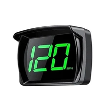 USB Powered GPS Speedometer HUD MPH for Motorcycle Coherent Display Sun Hood