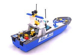 Lego City 7287 Barco Polic&iacute;a Boat Police Usado Armado 172 City