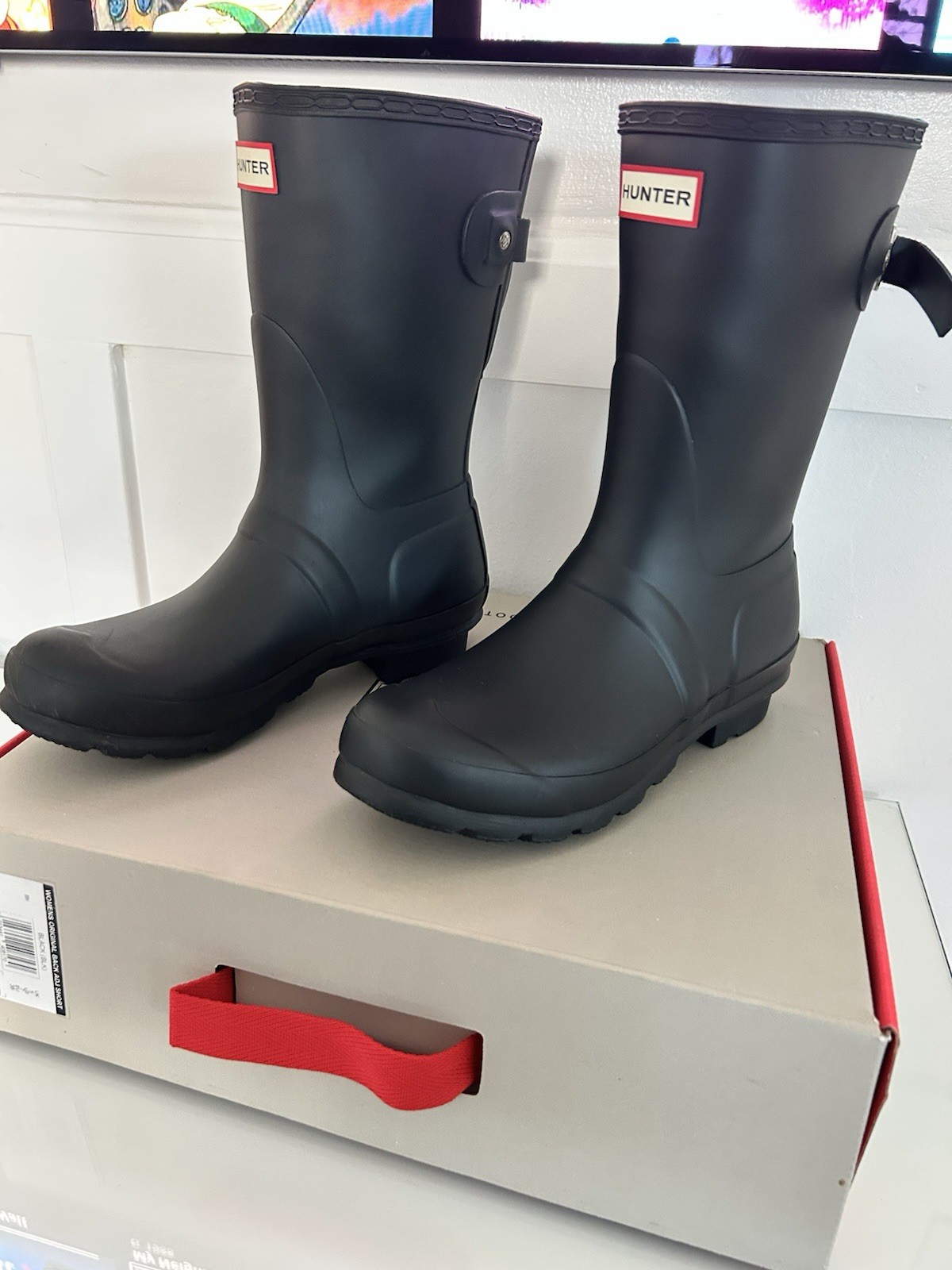 Hunter Original Back Adjustable Short Waterproof … - image 7