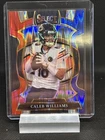 2024 Panini Select Red And Blue Shock Concourse Caleb Williams