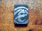 WW2 United States Constabulary Zippo Black Crinkle Lighter, Named Custom