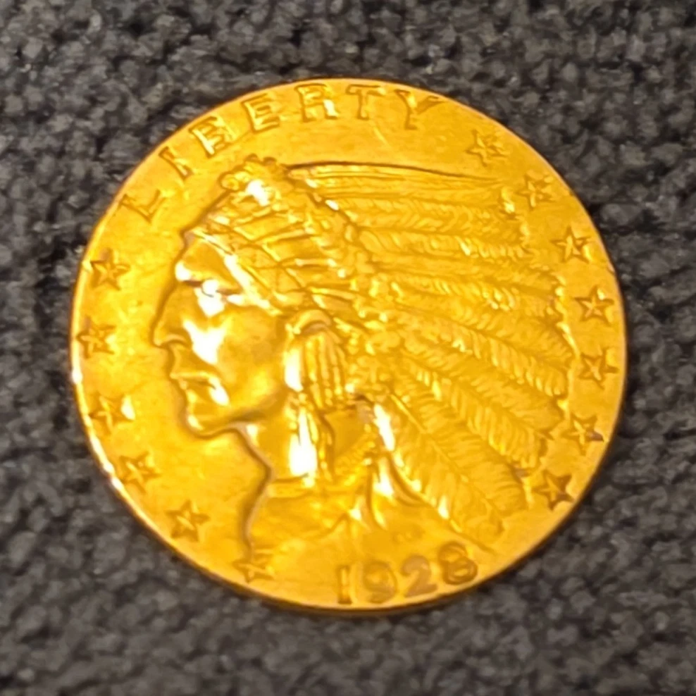 1928 Year Quarter Eagle $2.50 US Gold Coins (Pre - 1933) for sale