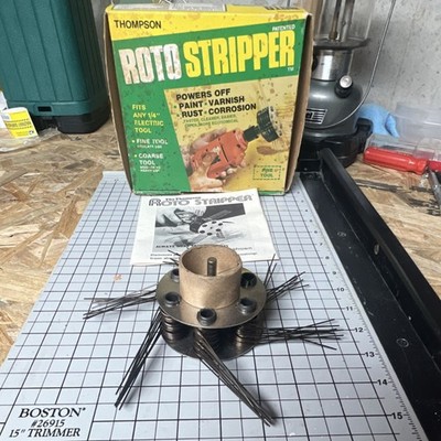 Thompson Roto Stripper Drill Bit for Paint Varnish Rust Corrosion Removal