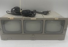 LOT OF 3 Panasonic WV-BM500U Video Monitors WV-BM503 w/ Rackmount Shelf