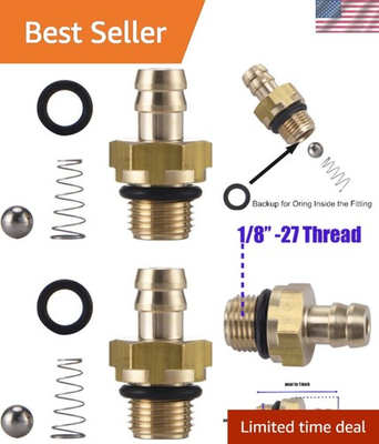 #ad Efficient Brass Soap Injector Replacement Kit for Pressure Washers 12 Piece Set $15.19