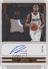 2017-18 Panini Dominion Rookie Jersey Bronze 8/49 Dennis Smith Jr #159 Auto 0z6