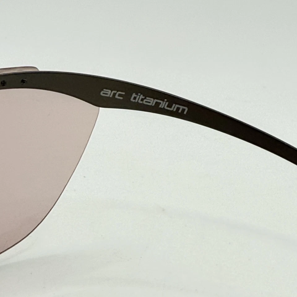 Gafas de sol especializadas ARC Titanio Adaptalite marco gris rosa marrón lentes LEER Foto 4 de 4