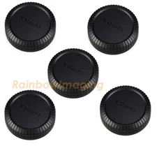 (5 Pcs) Lens Rear Caps Protective Dust Covers for Fuji Fujifilm Fujinon X Mount