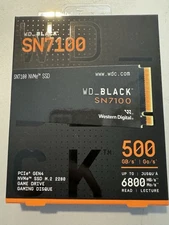 WD_BLACK 500GB SN7100 NVMe SSD M.2 2280 WD black WDS500G4X0E-00CJA0 NEW SEALED