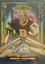 2021 UPPER DECK STATURE AUTO #162 JEREMY SWAYMAN BLUE /10