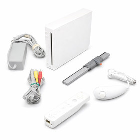 Nintendo Wii RVL-001 Console Set: Pick OEM Controllers & Cords