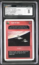 *Expand The Empire* CGC 8 NM/MINT Star Wars CCG Graded + w/Stand Premiere WB