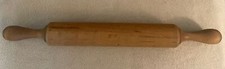 Vintage Solid Wood One Piece 19  Rolling Pin Rustic Farmhouse Kitchen Primitive