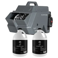 Eliminator Lighting BUBBLETRON EXL Bubble Machine with (2) Gallons Universal ...