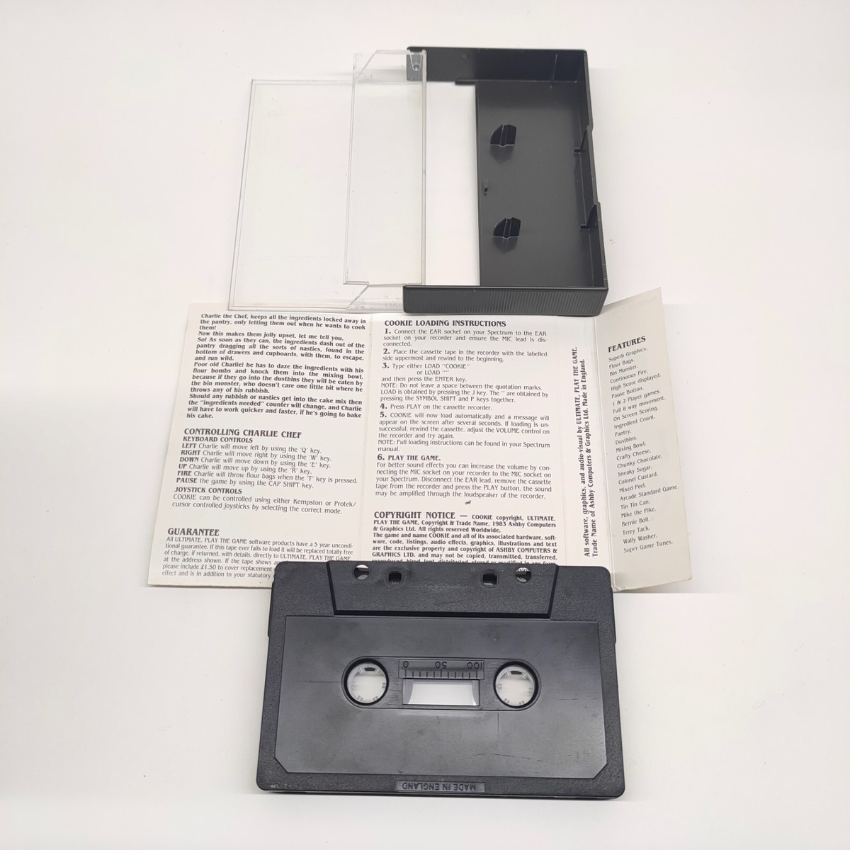 Cookie zx spectrum 16k, 48k Ultimate Play the Game Tested Cookie zx spectrum 16k, 48k Ultimate Play the Game Tested