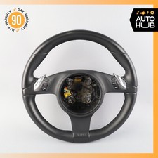 11-14 Porsche Cayenne 958 Hybrid S Steering Wheel W Paddle Shifters Black Oem