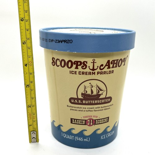 Cucharas vacías Baskin Robbins Stranger Things Ahoy Butterscotch cartón de helado - Imagen 2 de 8