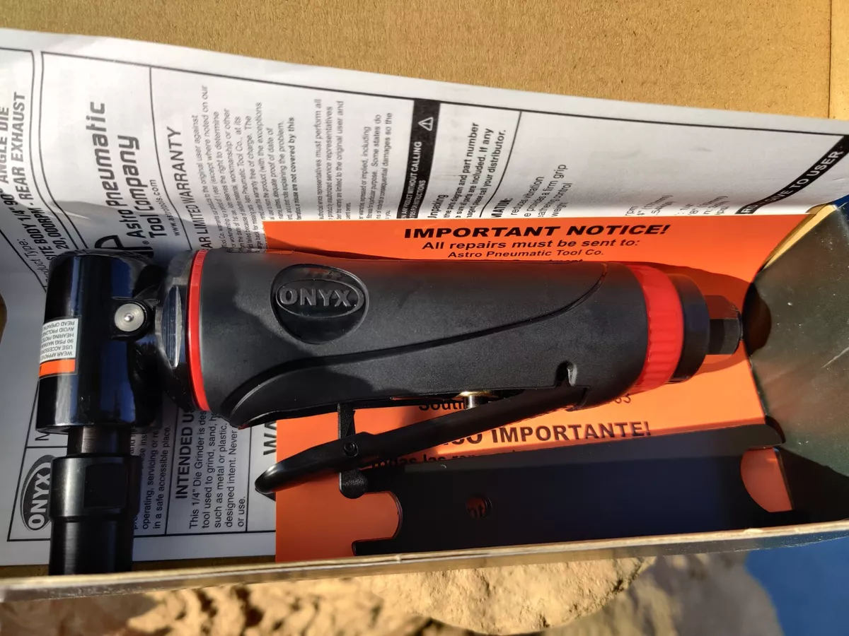 Astro pneumatic die sale grinder