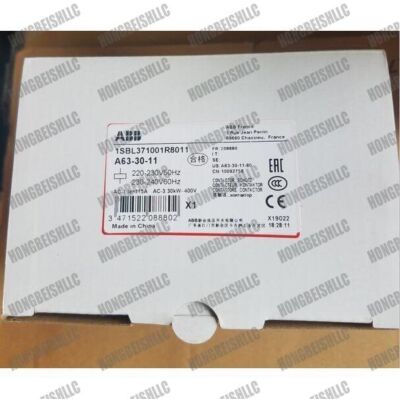 A63-30-11 ABB Contactor A63-30-11 220VAC New Spot Goods UPS Expedited Shipping