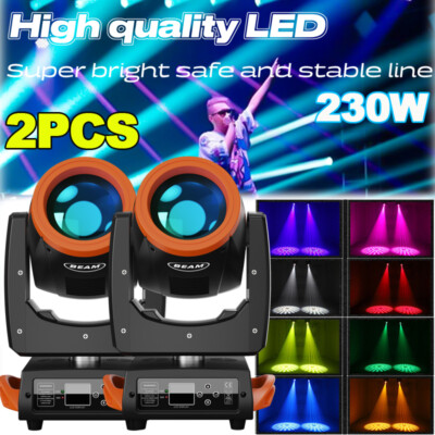 230W 7R 24Prism Stage Lights DMX LED Beam Moving Head Light DJ Disco Party Case