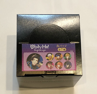 Obey Me! Nightbringer Can Badge Band Ver. Complete Set of 7 65mm Tower Record