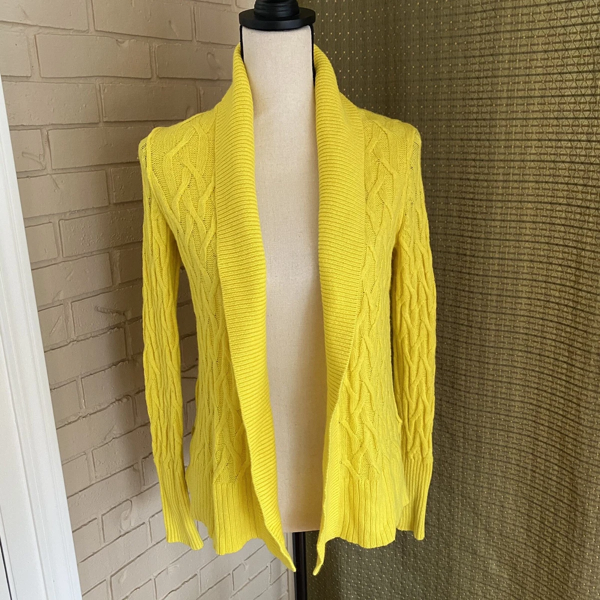 Loft yellow best sale cardigan