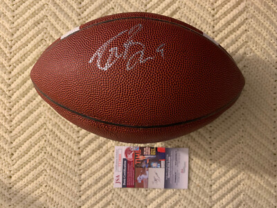 Drew Brees Signed College Football Autographed Purdue JSA Authentication COA