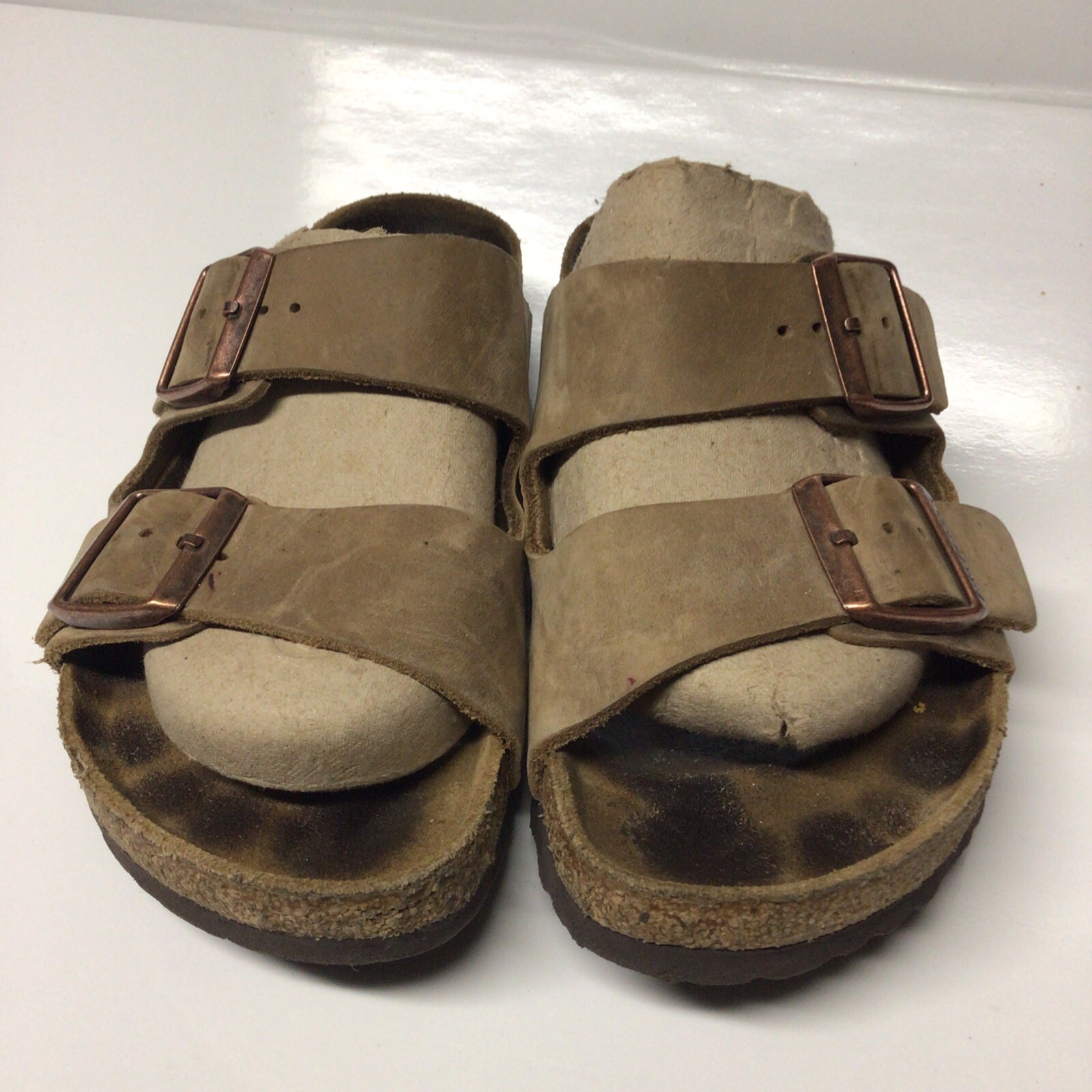 BIRKENSTOCK Arizona Tan Leather Cork Footbed Sandals … Gem