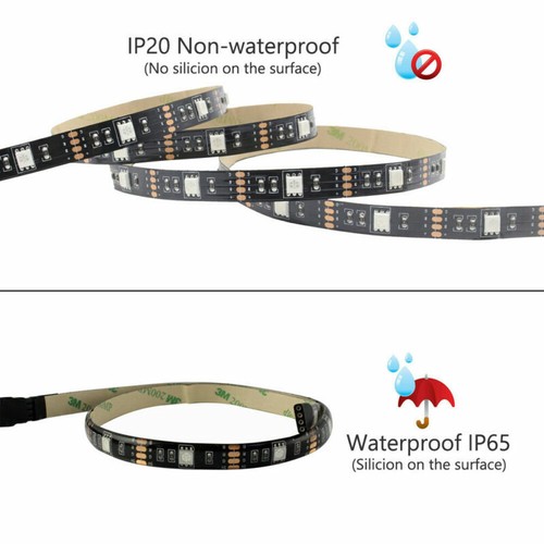 LED Strip Battery Operated Dimmable Waterproof RGB 5V SMD 5050 RF Remote Control - Picture 2 of 15
