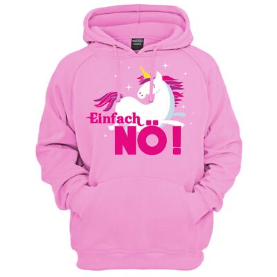 Mädchen Kapuzenpullover Einhorn Einfach NÖ Größe 98 164 lustige
