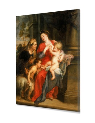 DECORARTS The Virgin and Child by Peter Paul Religious Wall Art for Home Decor