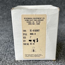 Lot Of 42 - Bykowski Equipment Co. DC-40 2" Buna Sanitary Gasket New